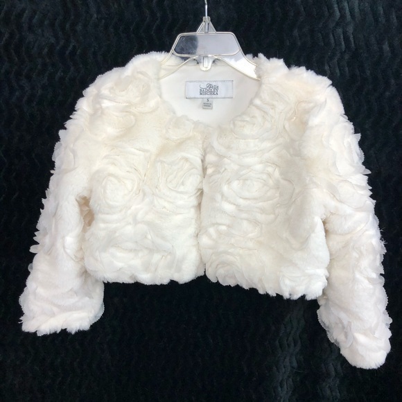 Badgley Mischkaâs Belle - White Cropped Jacket Euc